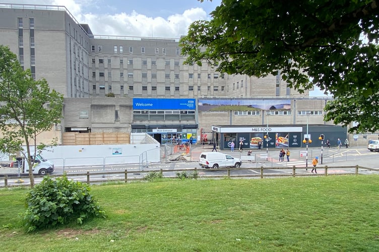 Derriford Hospital. Image courtesy: Alison Stephenson, Radio Exe