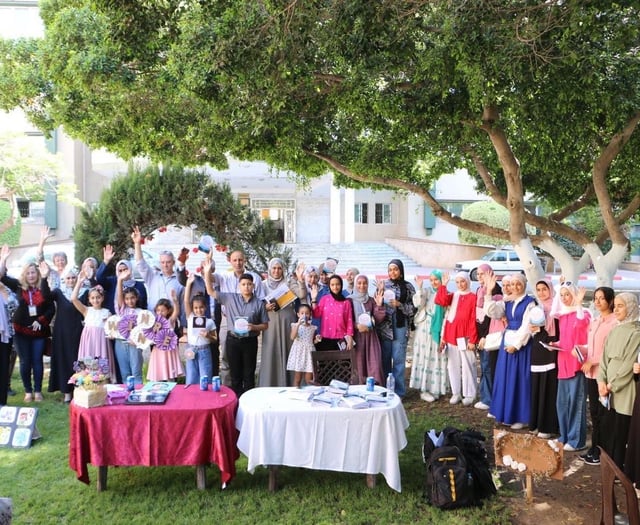 Palestinian young people perform as part of Totnes Fringe Festival