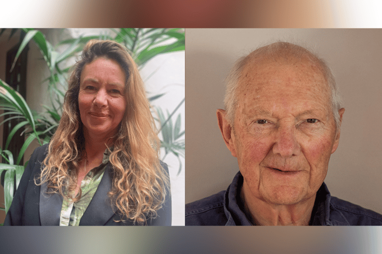 From Left; Trustee Georgina Allen, and Trustee David Kempton - Dartington Hall Trust