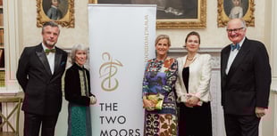 Two Moors Festival 25th anniversary dinner with royalty