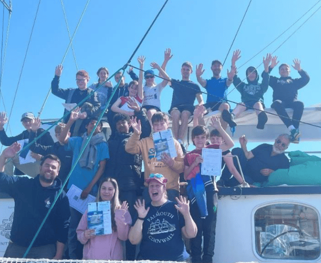 Dartmouth pupils take on life-changing voyage