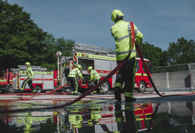 Firefighters extinguish large vehicle fire in Spriddlestone