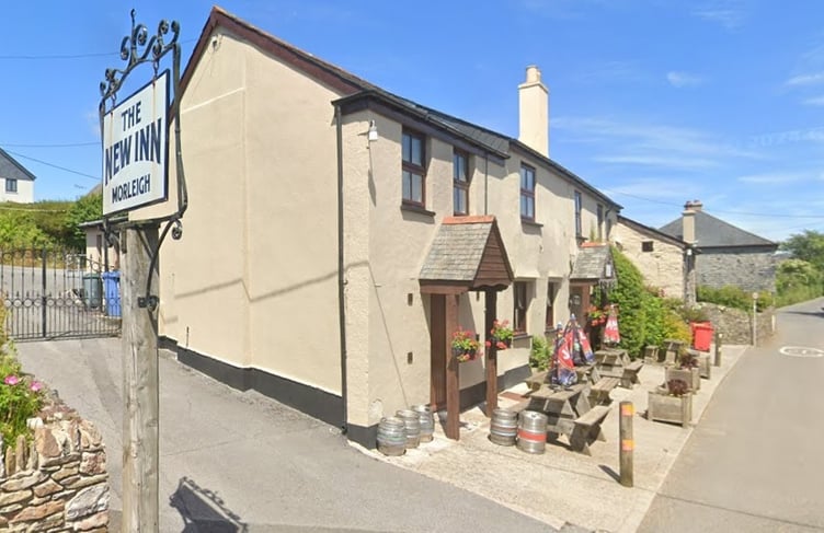 The New Inn in Moreleigh.