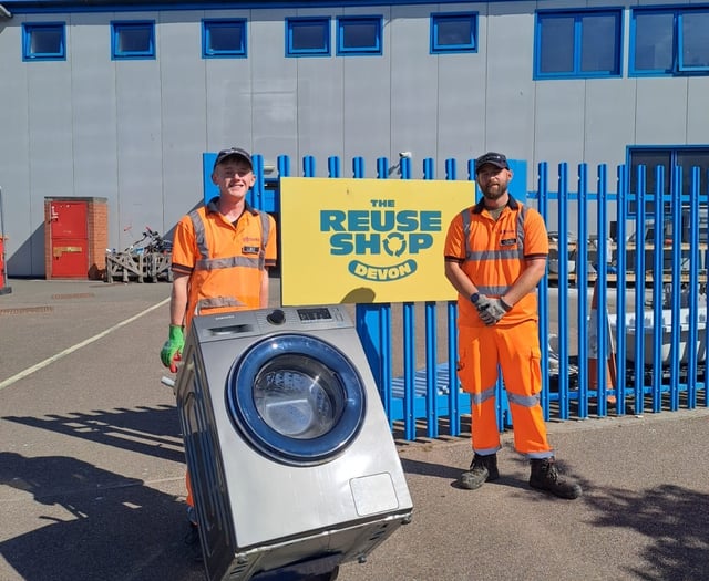 Affordable refurbished white goods at Ivybridge recycling centre