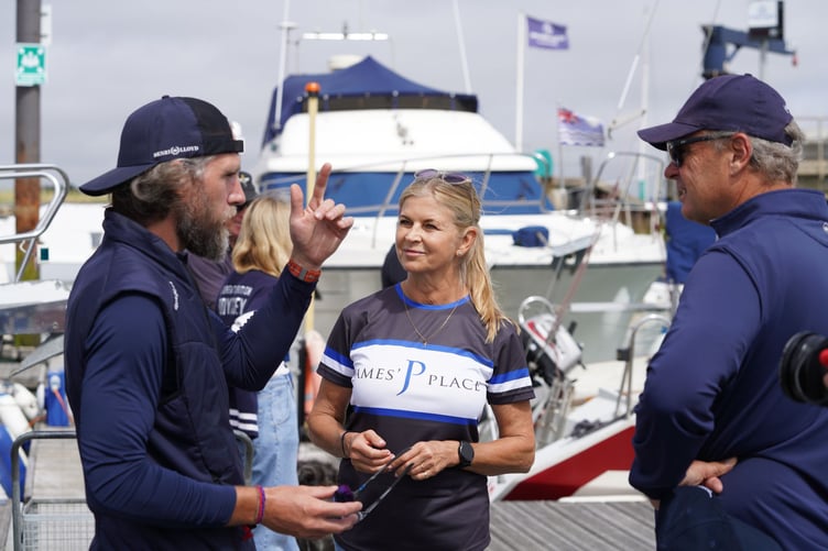 Record breaking ocean rower Angus Collins at Southsea Marina, Portsmouth Harbour preparing to set off on his attempt to circumnavigate the British Isles in his custom built Cornish rowing boat. (Picture: Cesare Serventi, Inkwood Studios)