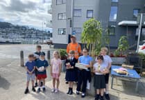 Dartmouth's tallest sunflower competition winner