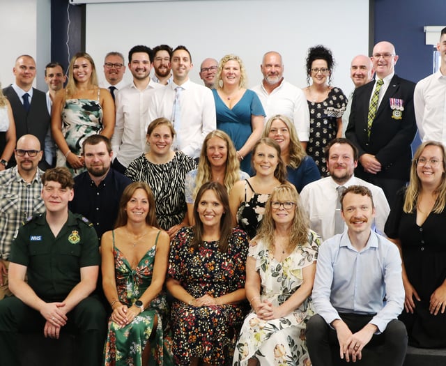 Graduate paramedics celebrate degree completion