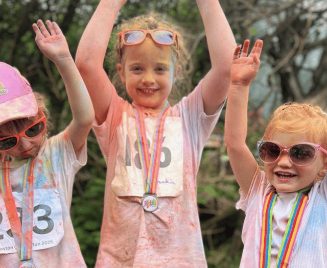Blackawton Primary School colour run raises over £2,000