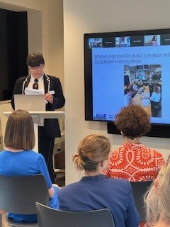 Presenting at the meeting