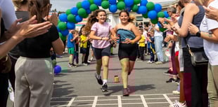 Pioneering pupils receive guard of honour at Sherford Vale