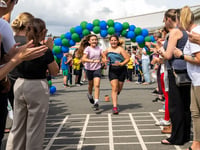 Pioneering pupils receive guard of honour at Sherford Vale