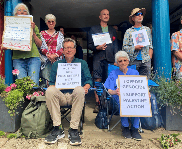 Protesters oppose Palestine Action ban