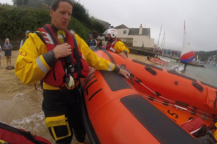Salcombe RNLI in action