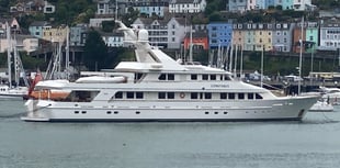 Motor Yacht 'Constance' visits Dartmouth 
