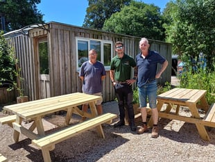 New benches for sanctuary help prisoners charity