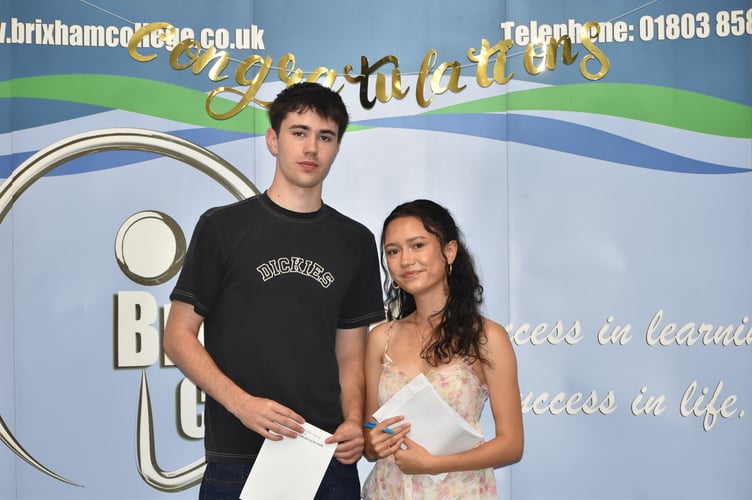 Sonny Reardon and Sophie Connolly - Brixham College 