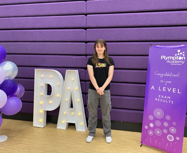Plympton Academy celebrates record A-Level results