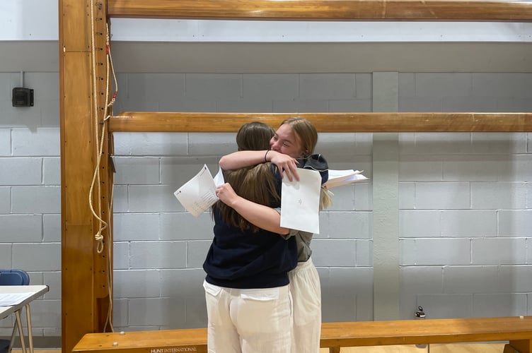Smiles all round as students celebrate results