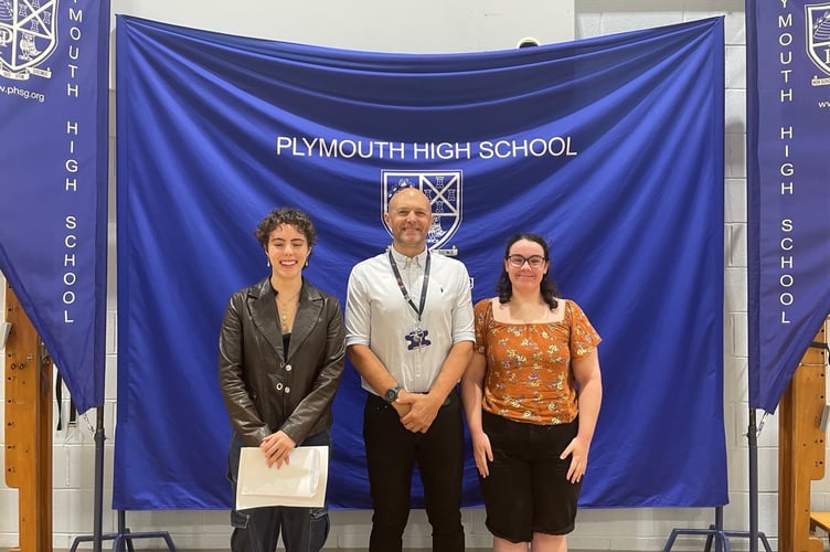 Maia C and Frankie at PHSG Celebrating incredible achievements together