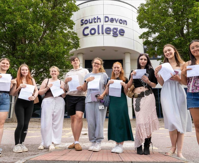 South Devon College 99 per cent A level success