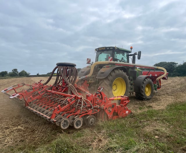 Devon farmers urged to cultivate and sow winter crop now