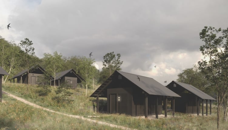 Eco Cabins planned at Teign Valley Golf Club (Image courtesy Lewandowski Architects/Dartmoor National Park Authority) Cleared for use by LDRS partners