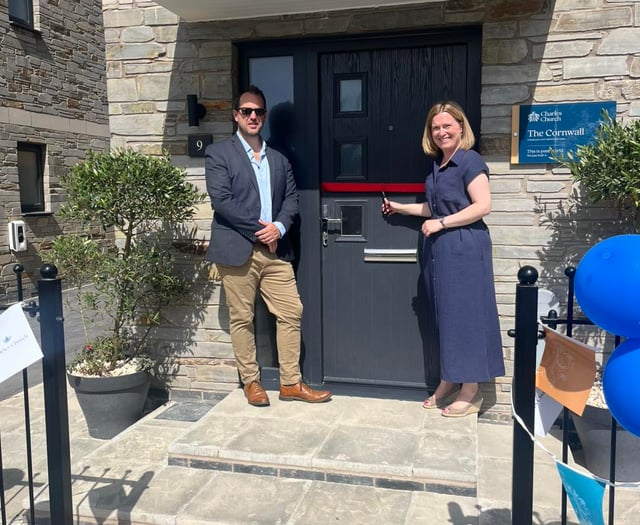 Rebecca Smith MP unveils new sustainable showhome in Plymstock