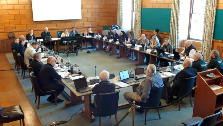 Devon County Council's health and adult care scrutiny committee. Photo Devon County Council