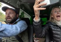 Totnes car dealers' charity hearse challenge