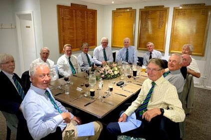 The men’s past captains lunch. Picture: Pamela Line