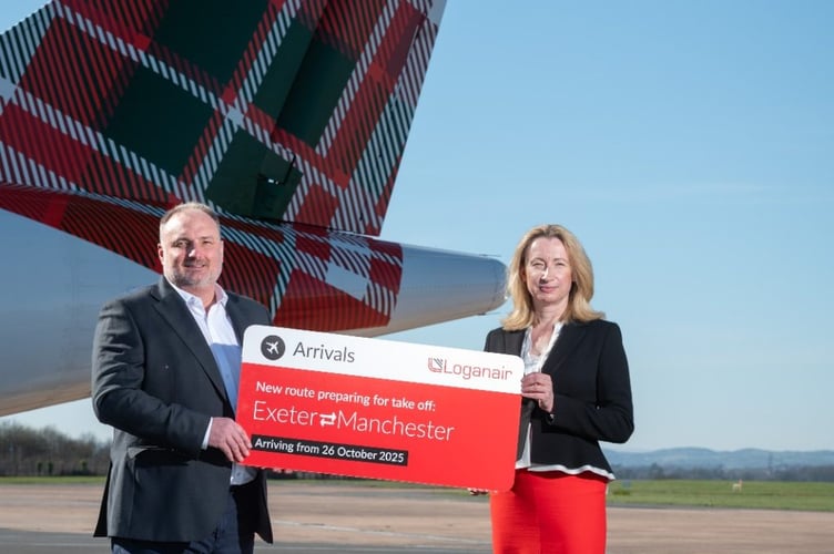 Logan Air begins new Exeter to Manchester route
