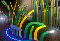 Seagrass Meadow scupture unveiled at Torbay Hospital