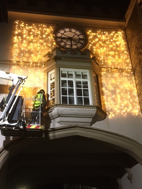 Totnes Christmas lights