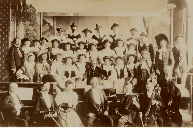 Kingsbridge operatic productions with full cast and orchestra at old Town Hall, Fore Street