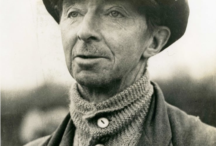 1943 D-Day rehearsal/evacuation - Mr HW Hancock of Higher Heathfield, East Allington during the evacuation of villages, December 1943