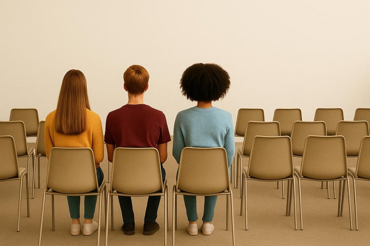 Awaiting the performance 