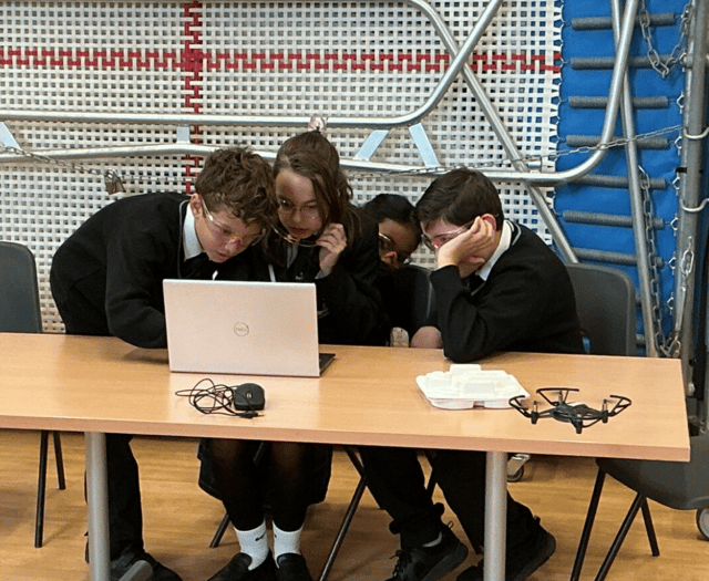Dartmouth Academy pupils soar with drone coding workshops