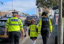 Plymouth pupils promote road safety with local police