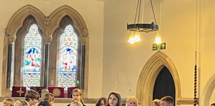 Harbertonford Primary School Harvest Festival supports food bank