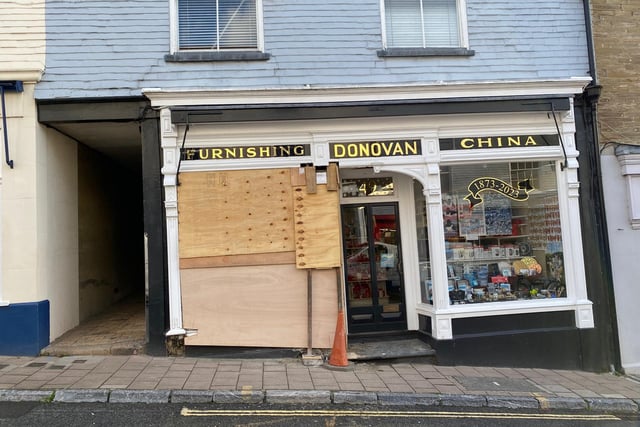 Heartbreak as car crashes into historic Kingsbridge shop