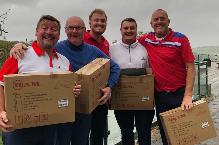 Dartmouth golfers win big at pro's charity day