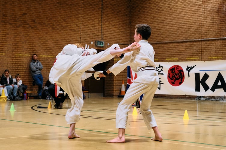 Chi Rei Kai Karate inter-club comp action