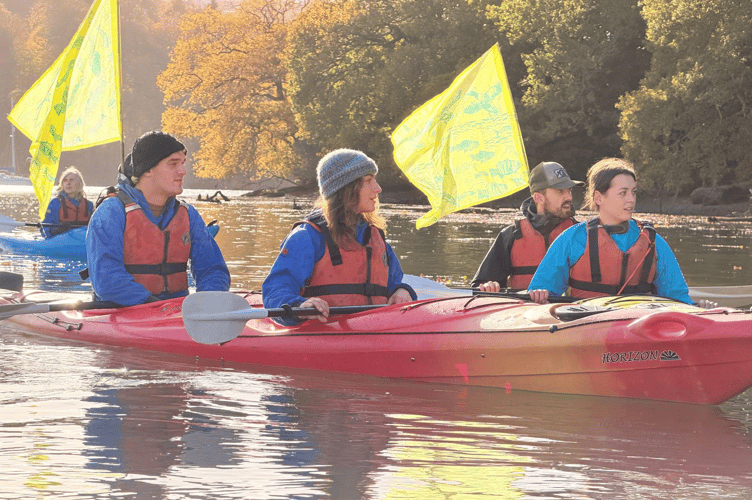 Flotilla on the Dart