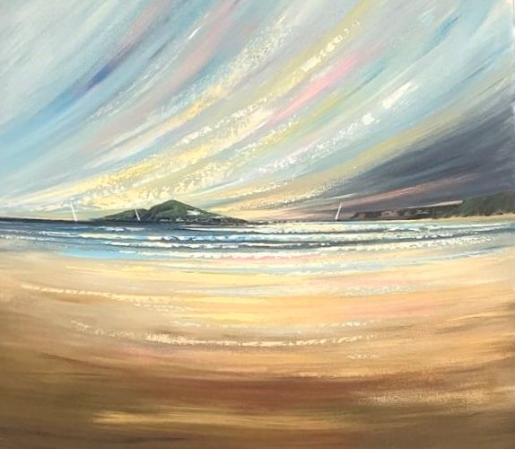 Emma Carter Bromfield - Burgh Island Ice Cream Skies