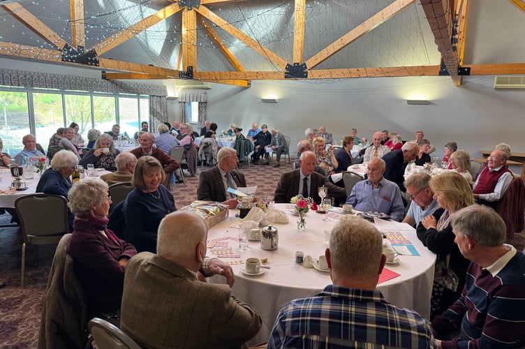 Some of the guests at the Devon County Ploughing Association Presentation Luncheon. AQ 7139