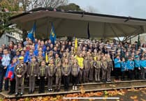 Local Guiding and Scouting groups honour Remembrance Sunday
