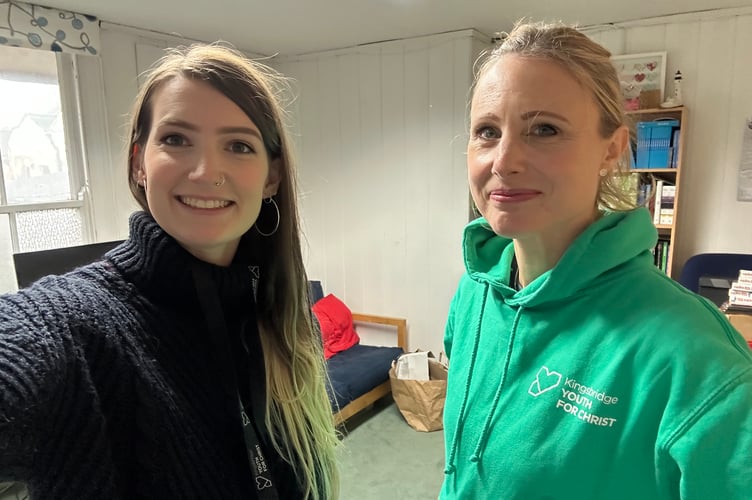 From left: YFC Directory Becky Evans and Rural Ministries Coordinator and Youth Worker Charlotte Conley