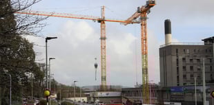 New Derriford Hospital Emergency Care Building features iconic cranes