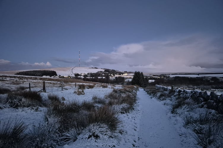 The beauty of Dartmoor in the snow.