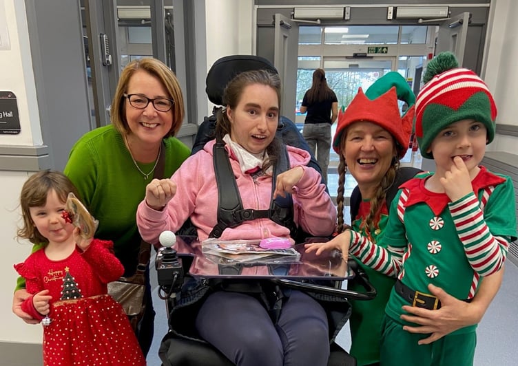 Residents, family and friends enjoy Dame Hannahs Christmas Fayre.